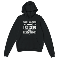 Load image into Gallery viewer, Black Hoodie-I Fix Stuff